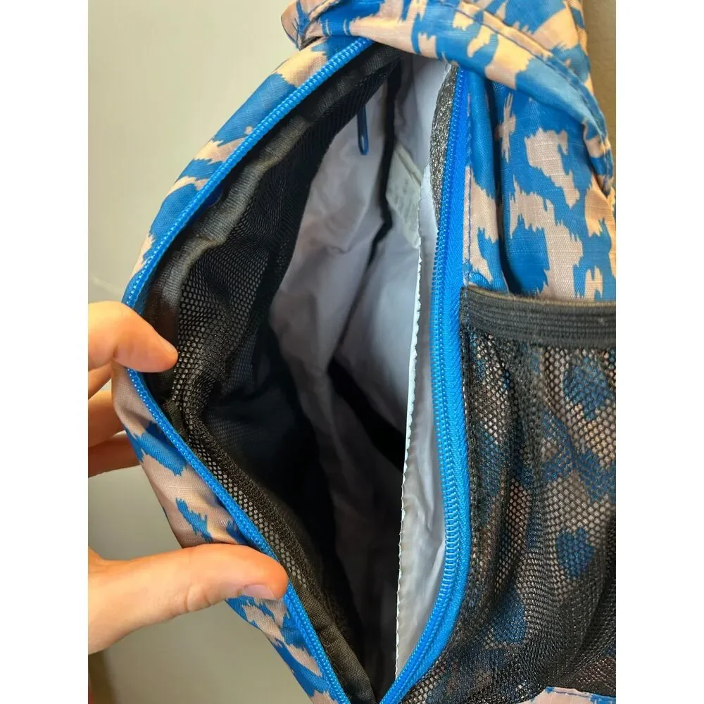 Kavu Men's Blue Multicolor Rope Sling back Swim Canvas Shoulder Bag EUC